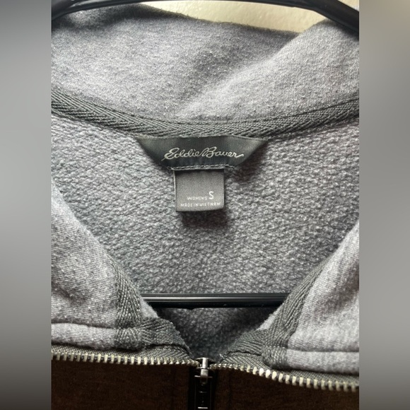 ✨Eddie Bauer Grey Pullover Size S #C1 - Picture 4 of 6